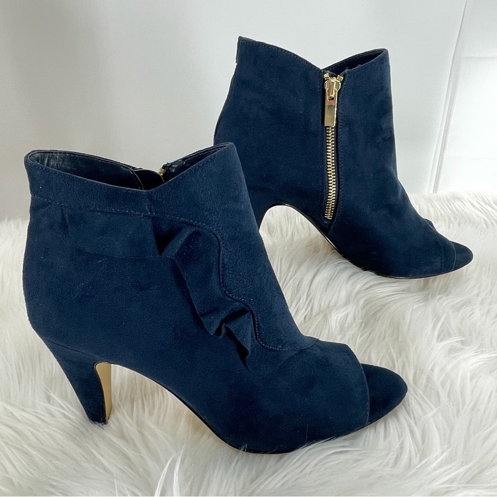 3/$21, Bella Vita Nicolette II Peep-Toe Booties